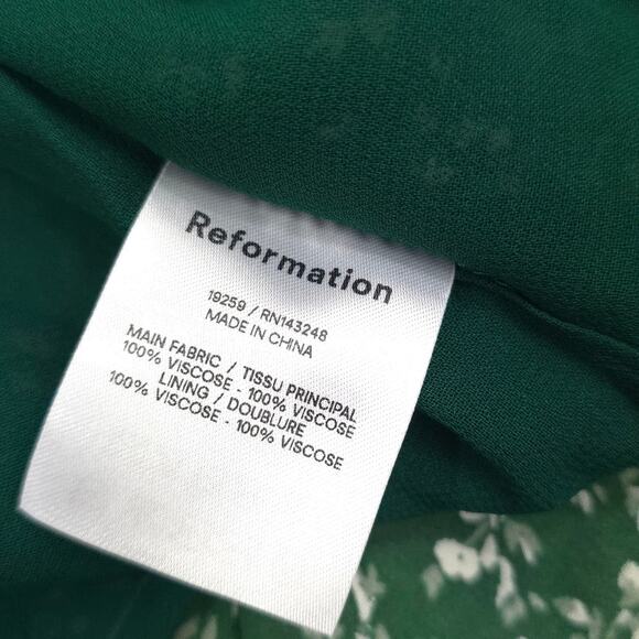 Reformation Cammi Dress in Parsley - Picture 14 of 16